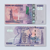 Uganda 10000 Shillings, 2019, B157f, P52, UNC